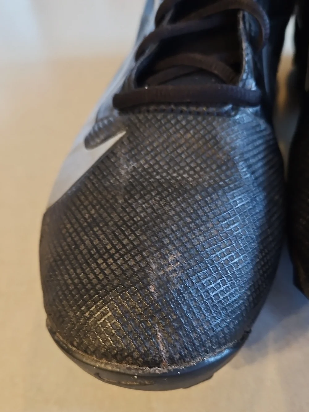 Nike Alpha Black Football Cleats